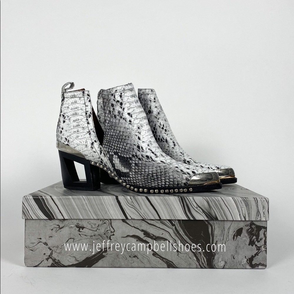 JEFFREY CAMPBELL OPTMUM SNAKE BOOTS